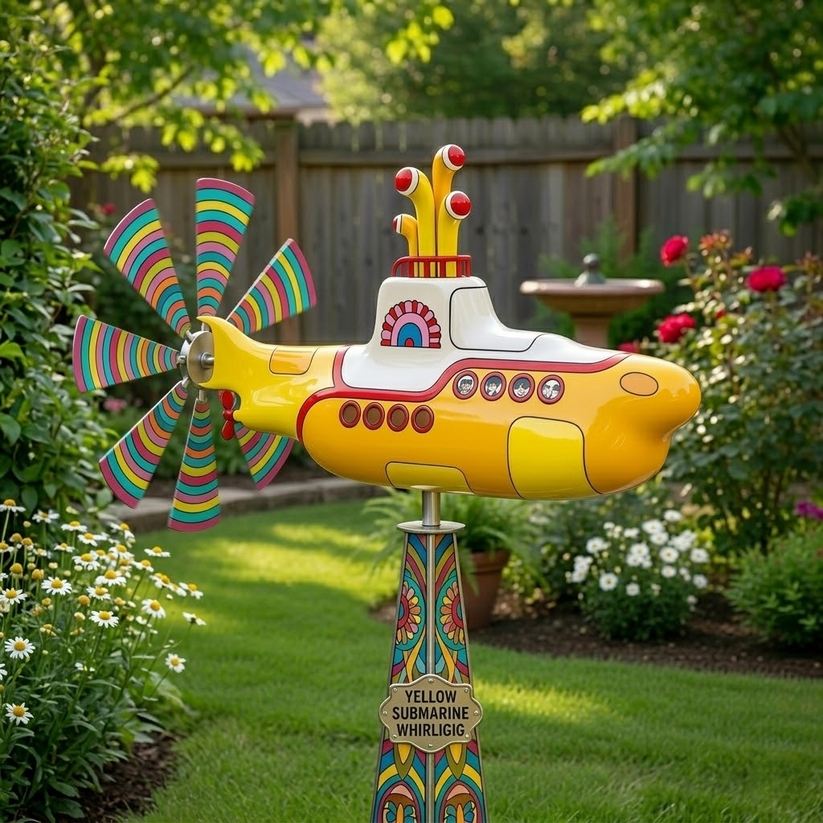 🎁Hot Sale 49% OFF🔥Retro Yellow Submarine Wind Spinner